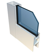 Commercial Range - Emporia™ Pocket Glazed Door - 717 System